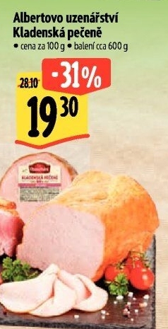 Kladenská pečeně Albertovo uzenářství