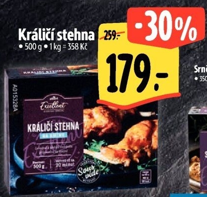 Králičí stehna Sous vide Albert Excellent