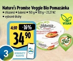 Pomazánky Veggie Bio Nature'