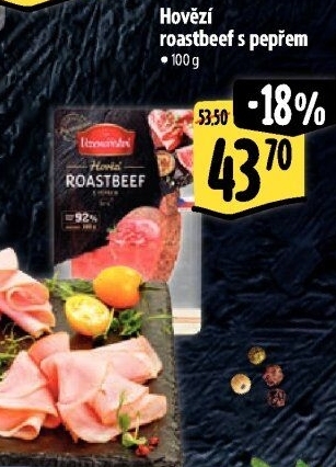 Roastbeef s pepřem Albertovo uzenářství