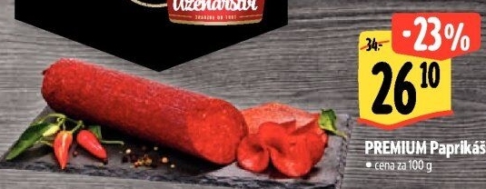 Salám Paprikáš Premium Albertovo uzenářství