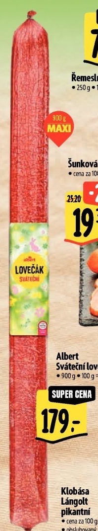 Salám Sváteční lovečák Albert