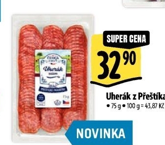 Salám uherák Přeštické prasátko Česká chuť