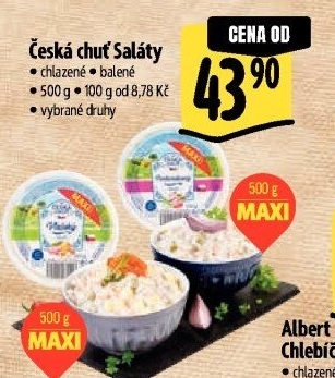 Saláty Česká chuť
