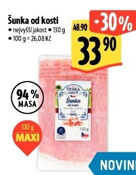 Šunka od kosti nejvyšší jakosti Česká chuť