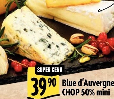 Sýr Blue d´Auvergne CHOP 50%