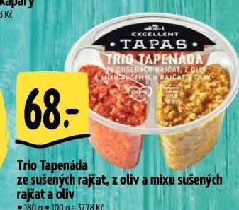 Tapas Trio Tapenáda Albert Excellent