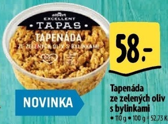 Tapenáda ze zelených oliv s bylinkami Albert Excellent