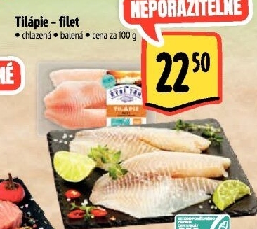 Tilápie nilská filety Albert