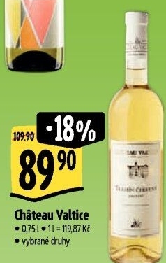 Vína Chateau Valtice