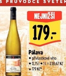 Víno Pálava Sommelier Collection - přívlastkové