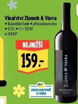 Víno Rulandské šedé Zlomek&amp