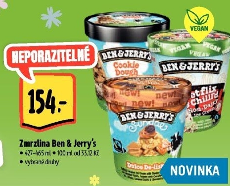 Zmrzlina v kelímku Ben&amp