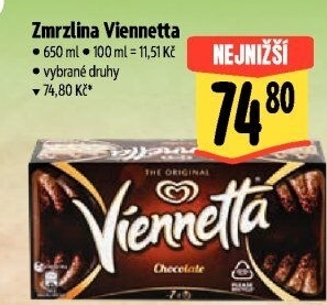 Zmrzlinová roláda Viennetta Algida