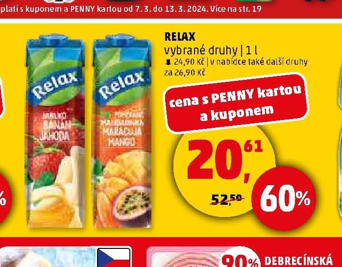 Relax vybrané druhy