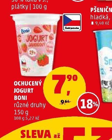 Ochucený jogurt Boni