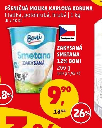 Zakysaná smetana Boni