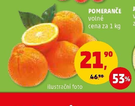 Pomeranče volné
