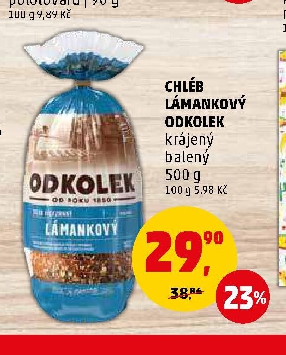 CHLÉB LÁMANKOVÝ ODKOLEK