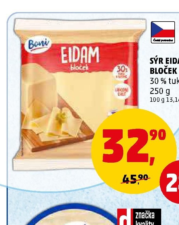 Sýr Eidam bloček Boni