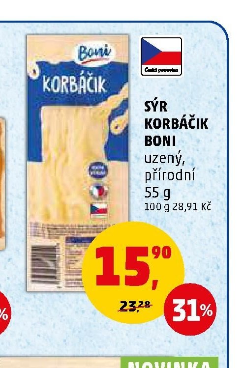 Sýr Korbáčik Boni