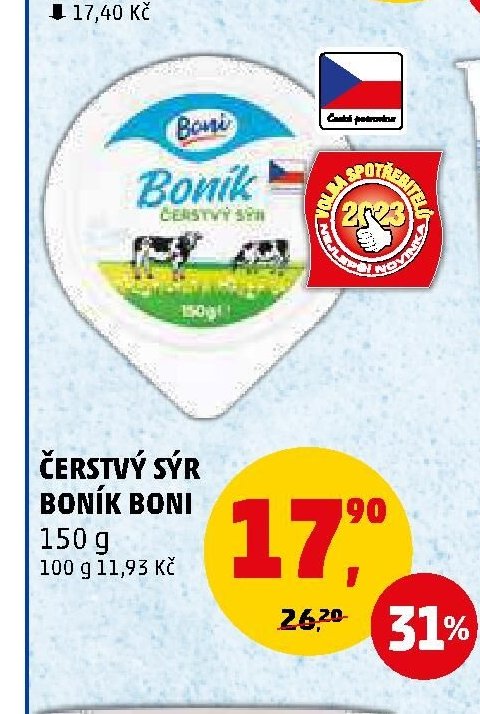 Čerstvý sýr Boník Boni