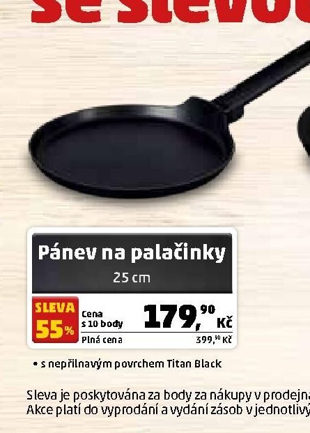 Pánev na palačinky 25 cm