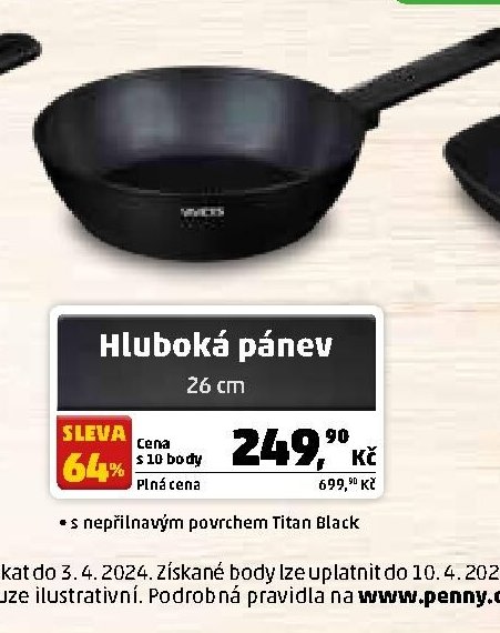 Hluboká pánev 26 cm