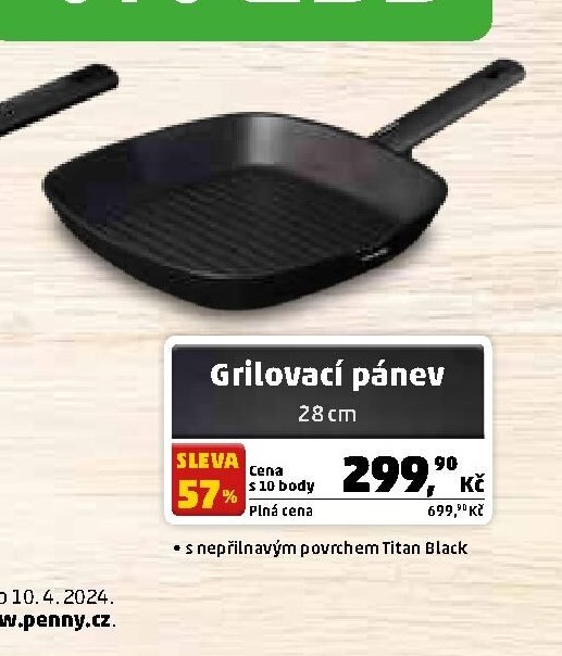 Grilovací pánev 28 cm
