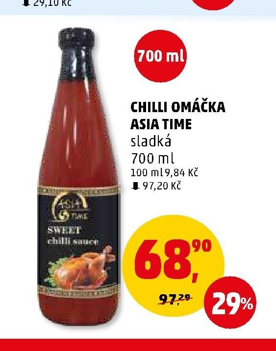 CHILLI OMÁČKA ASIA TIME sladká 700 ml