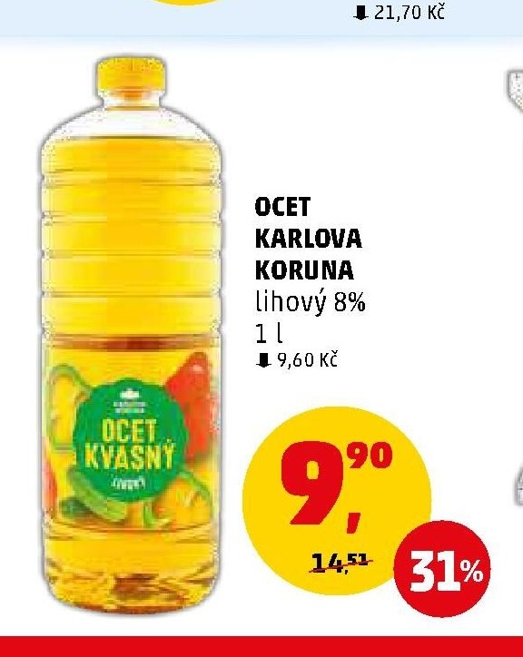 OCET KARLOVA KORUNA lihový 8% 1 l