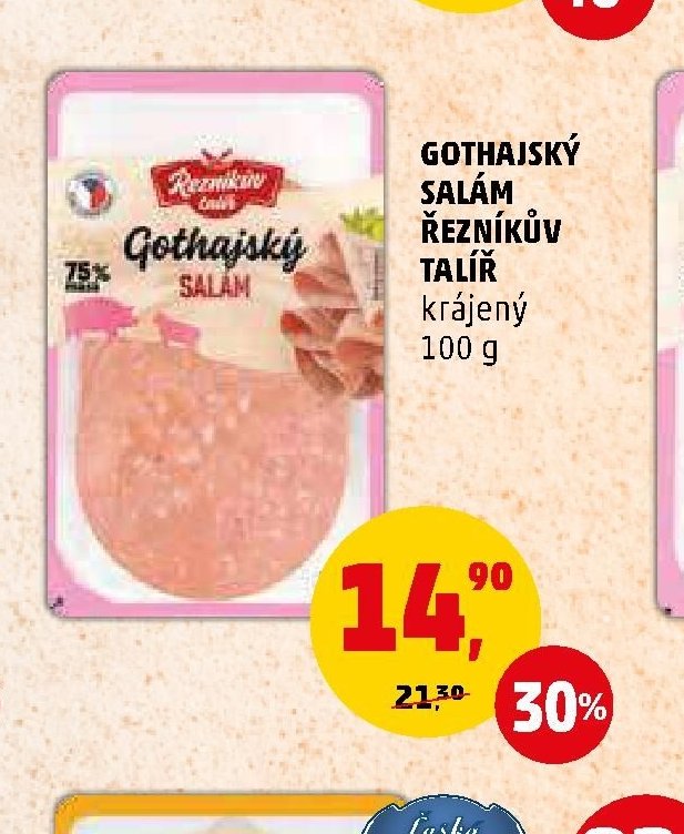 Gothajský salám Řezníkův talíř