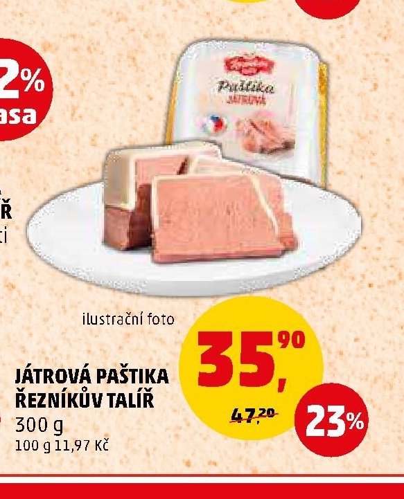 Játrová paštika Řezníkův talíř