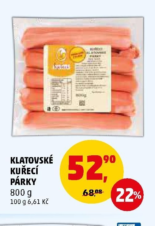 KLATOVSKÉ KUŘECÍ PÁRKY