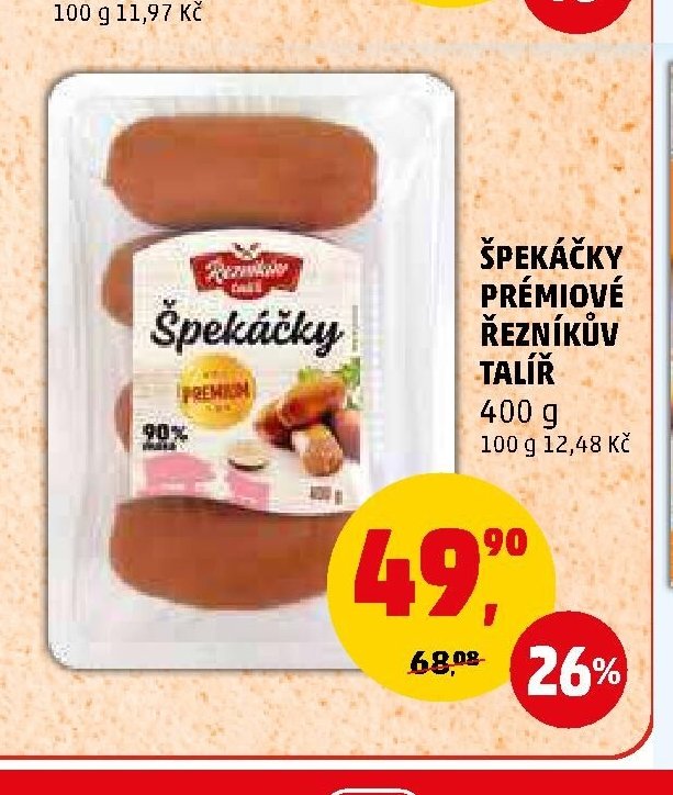 ŠPEKÁČKY PRÉMIOVÉ ŘEZNÍKŮV TALÍŘ
