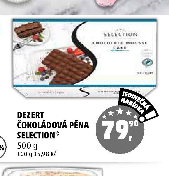 DEZERT ČOKOLÁDOVÁ PĚNA SELECTION