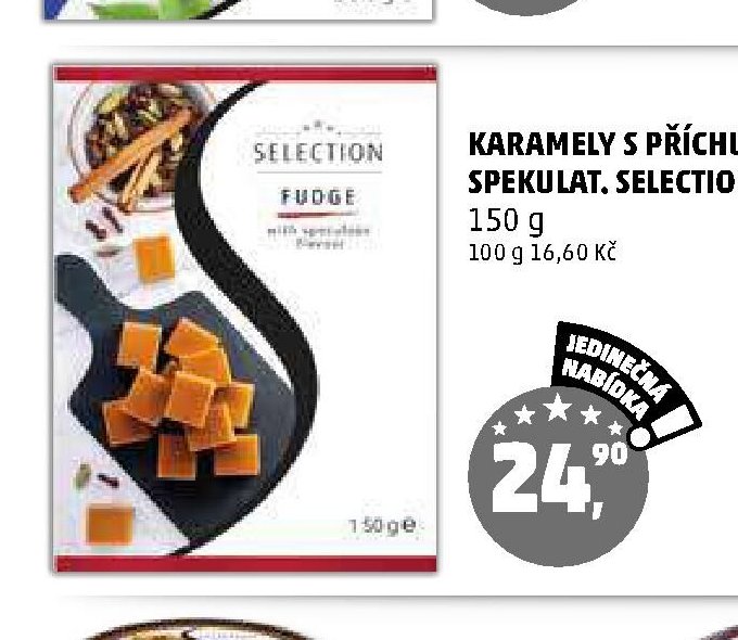 KARAMELY S PŘÍCHUTÍ SPEKULAT. SELECTION