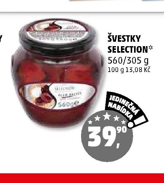 ŠVESTKY SELECTION