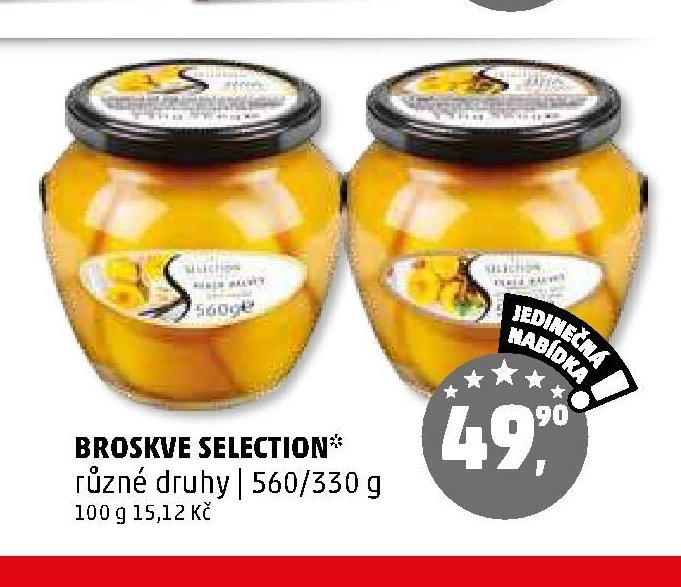 BROSKVE SELECTION