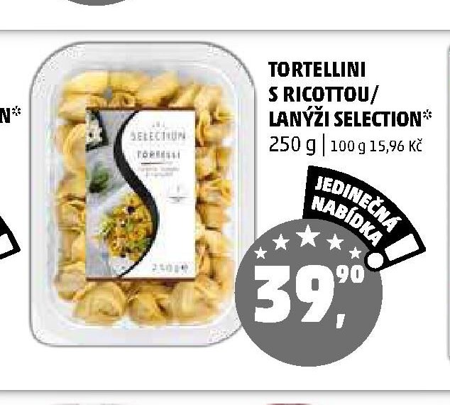 TORTELLINI S RICOTTOU/LANÝŽI SELECTION*