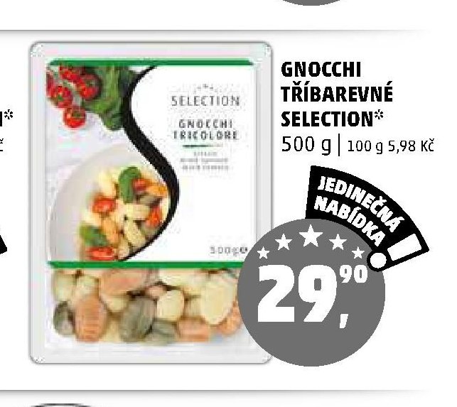 GNOCCHI TŘIBAREVNÉ SELECTION*