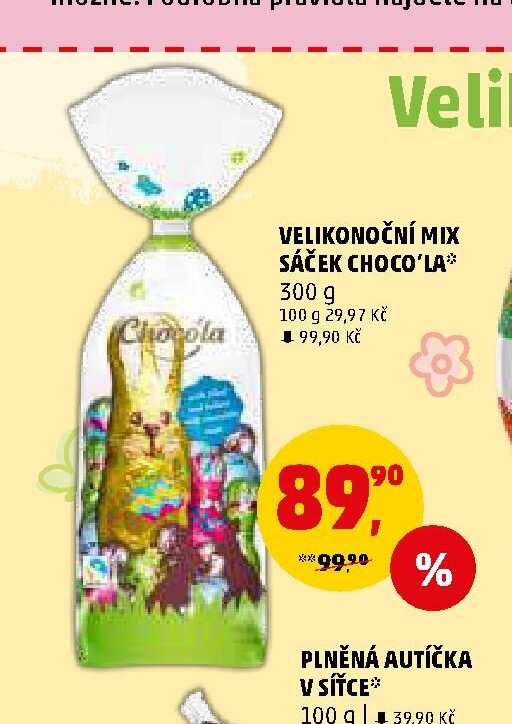 VELIKONOČNÍ MIX SÁČEK CHOCO'LA