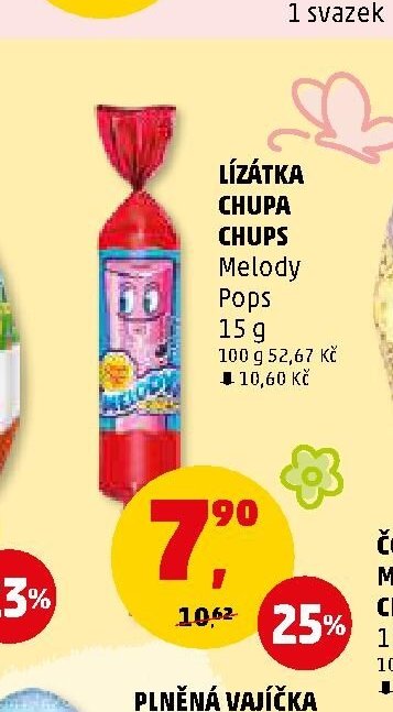 LÍZÁTKA CHUPA CHUPS Melody Pops