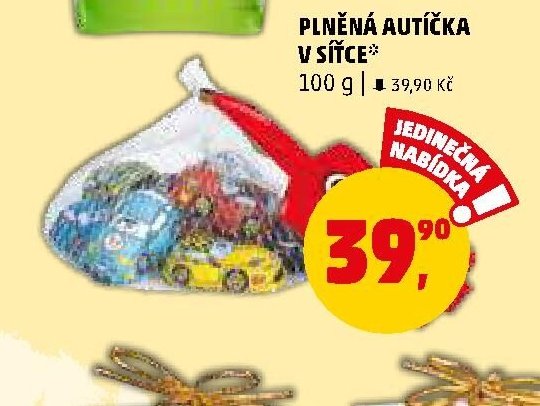 PLNĚNÁ AUTÍČKA V SÍŤCE