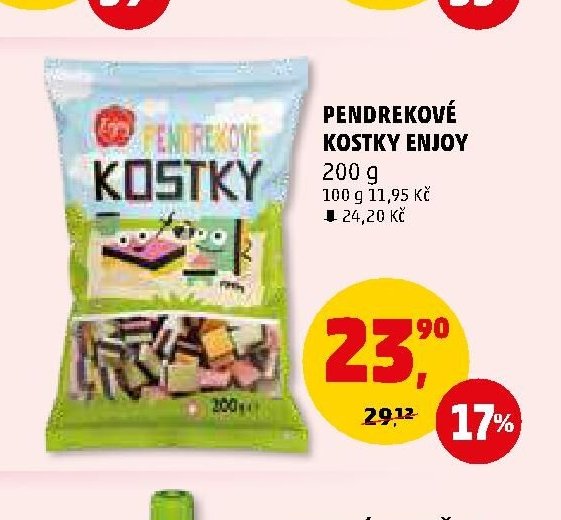 Pendrekové kostky Enjoy