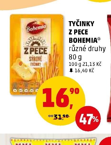 TYČINKY Z PECE BOHEMIA
