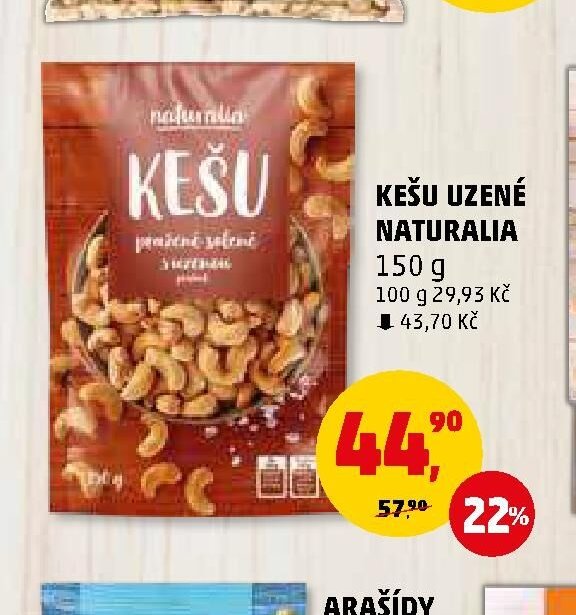 KEŠU UZENÉ NATURALIA