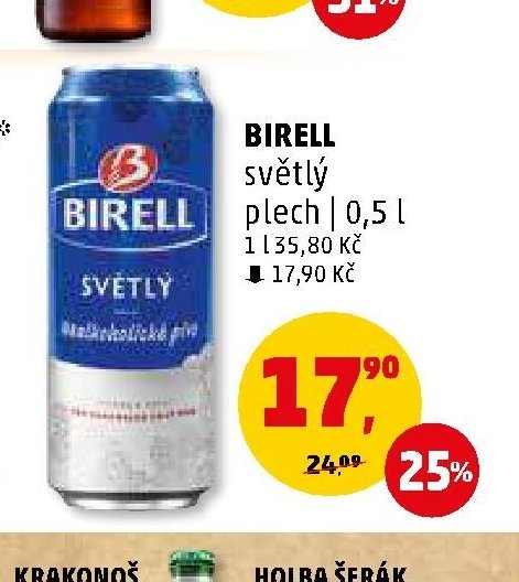 Birell světlý 0,5 l