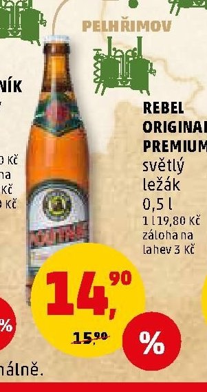 Poutník světlý ležák 0,5 l