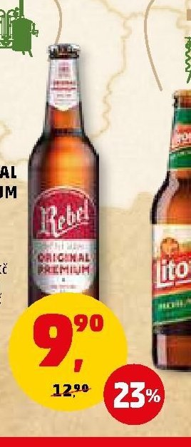 Rebel Original Premium světlý ležák 0,5 l